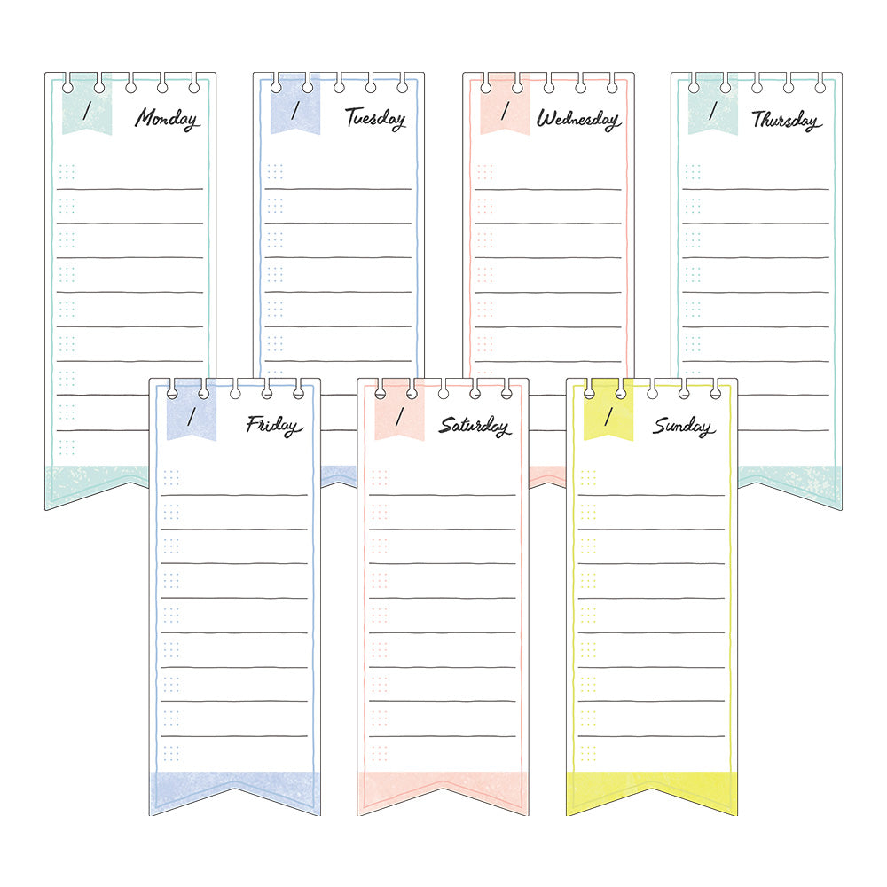 Midori Sticky Notes Journal Weekly Ribbon