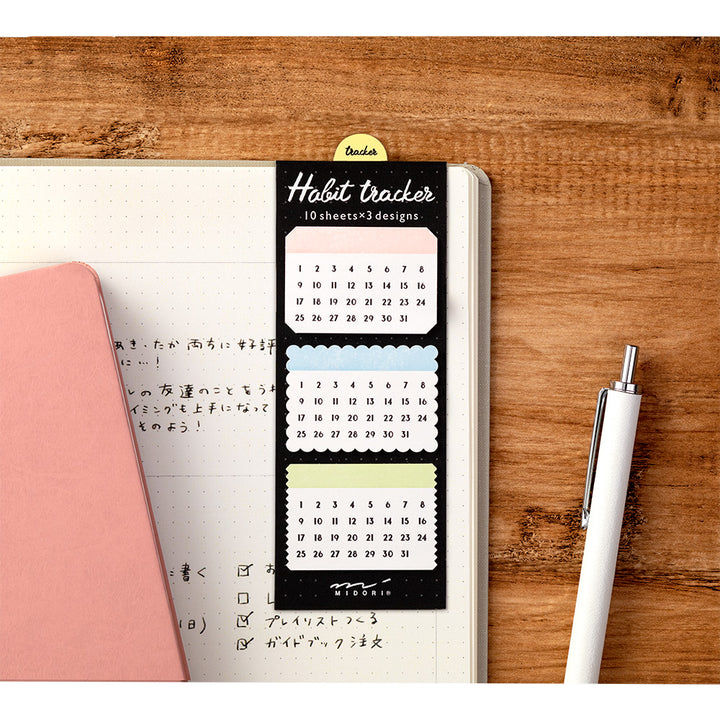 Midori Sticky Notes Journal Habit Colorful