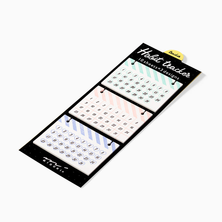 Midori Sticky Notes Journal Habit Ribbon