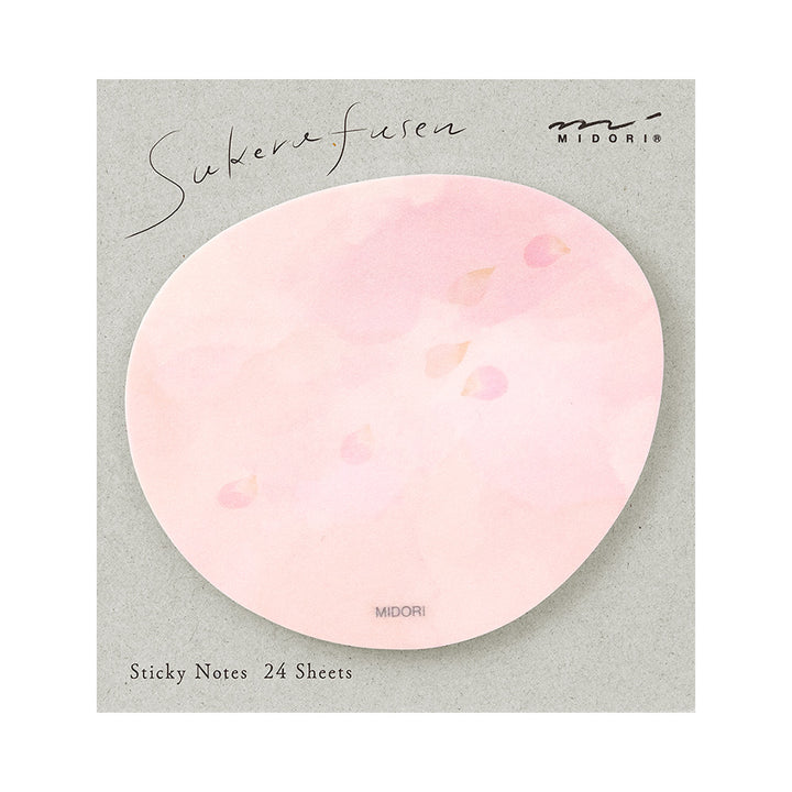 Midori Sticky Notes Transparency Petals Pink