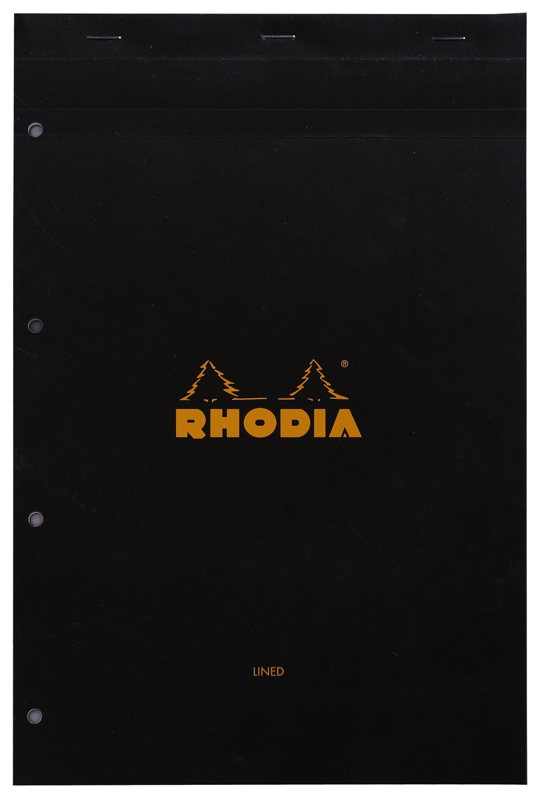 Rhodia Basics Four Punched Stapled Lined Notepad - A4+