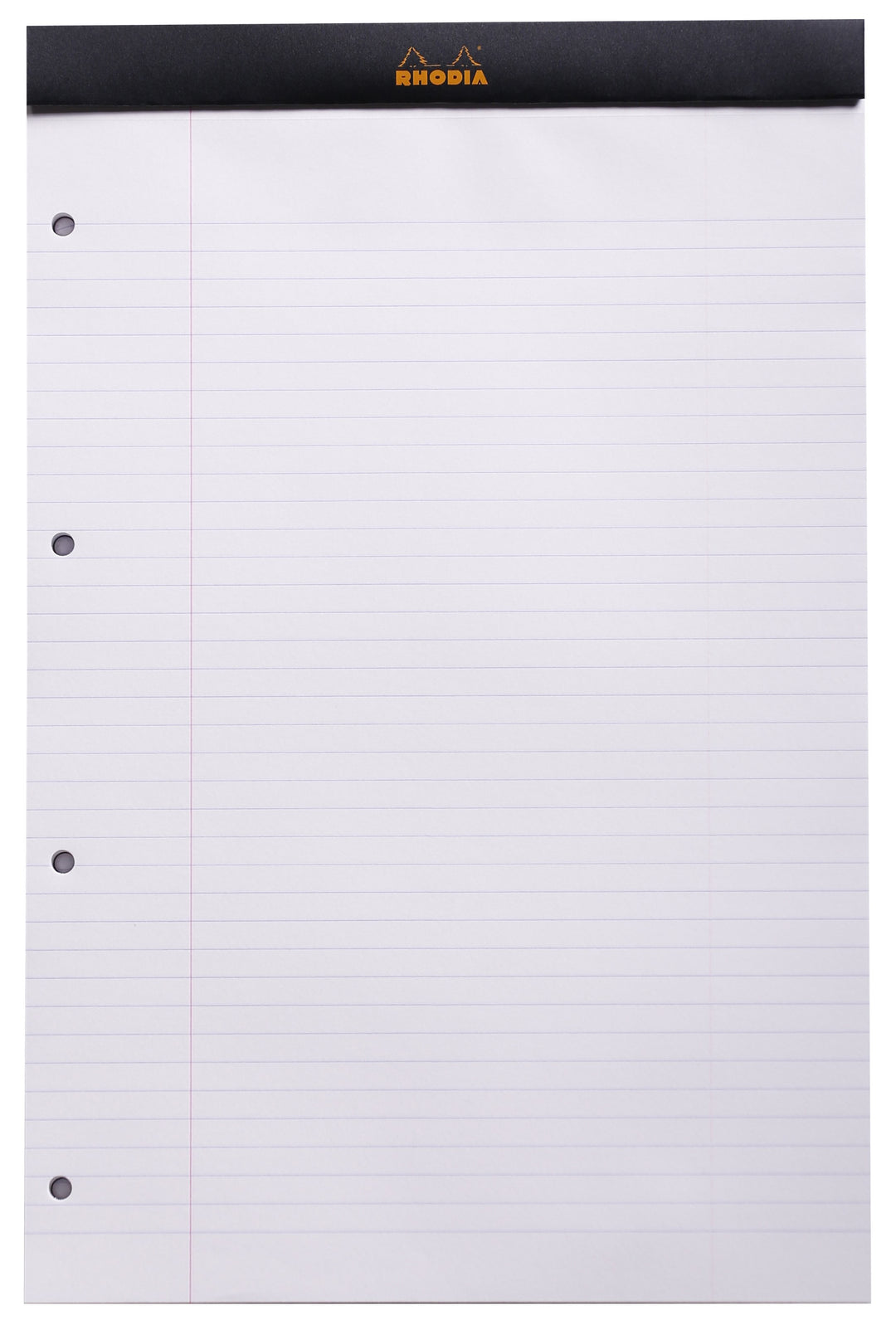 Rhodia Basics Four Punched Stapled Lined Notepad - A4+
