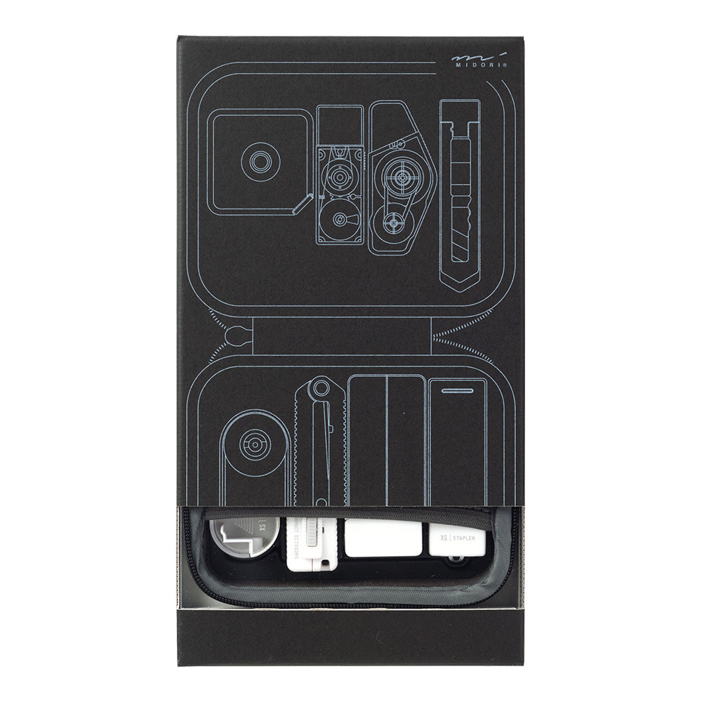 Midori XS Limited Edition Stationery Kit - Black &amp; White