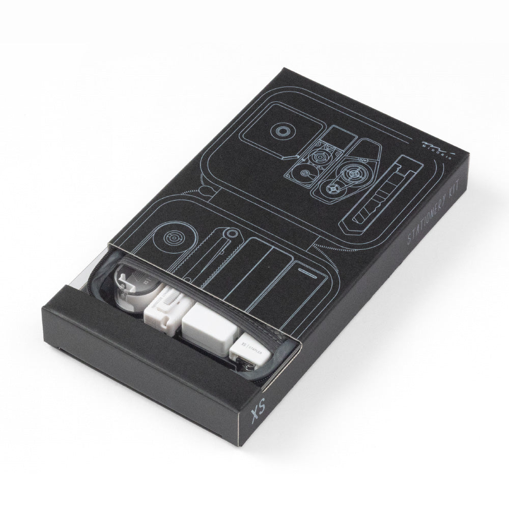 Midori XS Limited Edition Stationery Kit - Black &amp; White