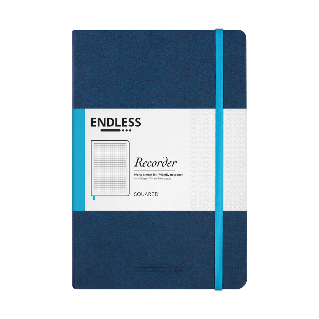 Endless Recorder Square Ruled Notebook Tomoe River Paper - A5