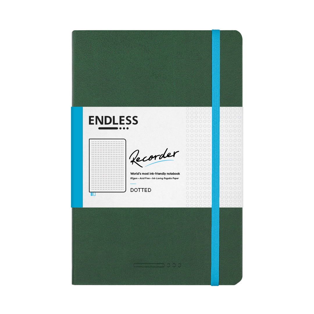 Endless Recorder Dot Grid Notebook Regalia Paper - A5