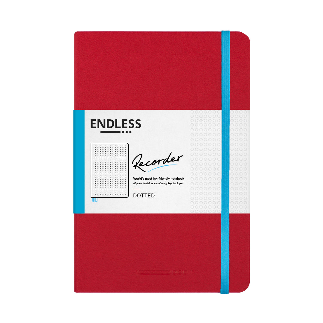Endless Recorder Dot Grid Notebook Regalia Paper - A5